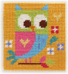 Needlepoint Owl