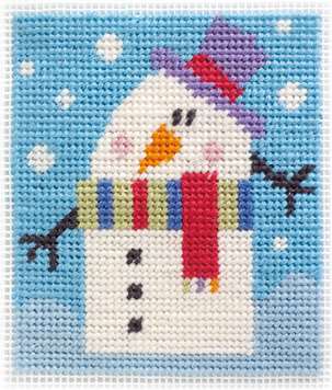 Needlepoint Snowman