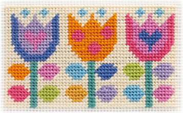 Needlepoint Tulips