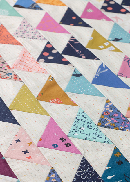 Quarter-square Quilt