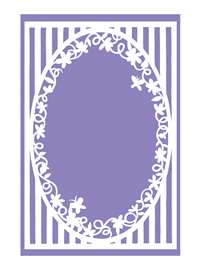 Floral Picture Frame Papercut