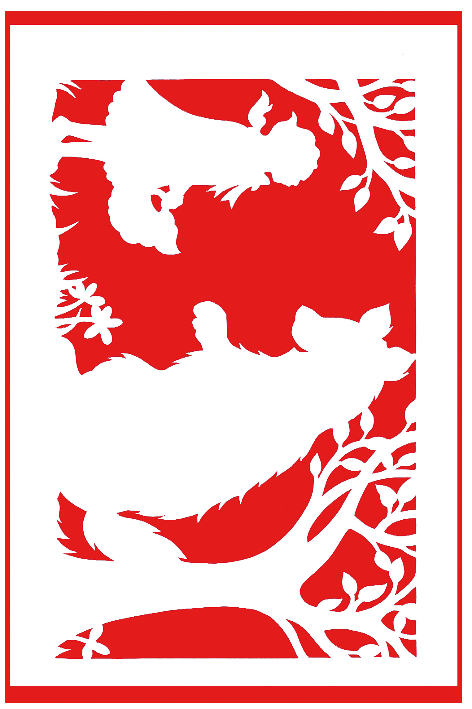 Little Red Riding Hood Papercut