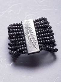 Black Feather Bracelet