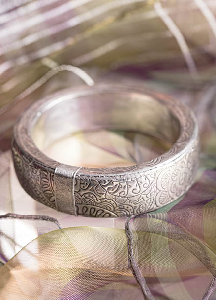 Chunky Pewter Bracelet