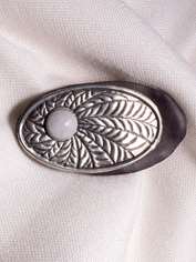 Leather Brooch