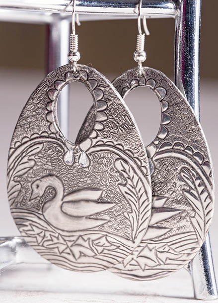 Swan Earrings