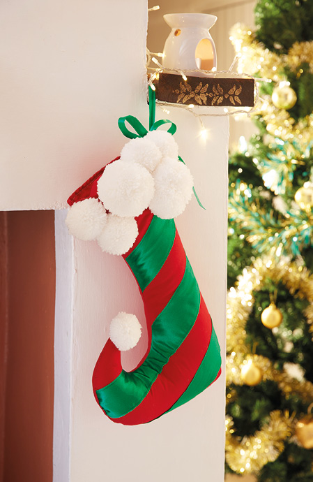 Elf Christmas Stocking Pompoms