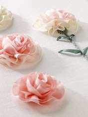 Silk Ribbon Carnation