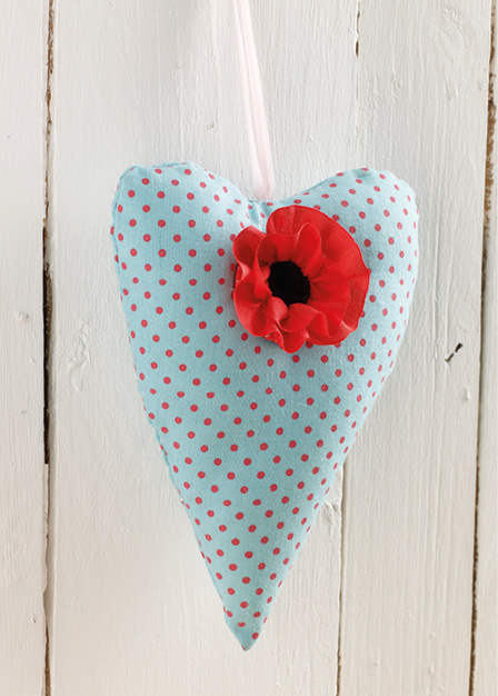 Silk Ribbon Poppy