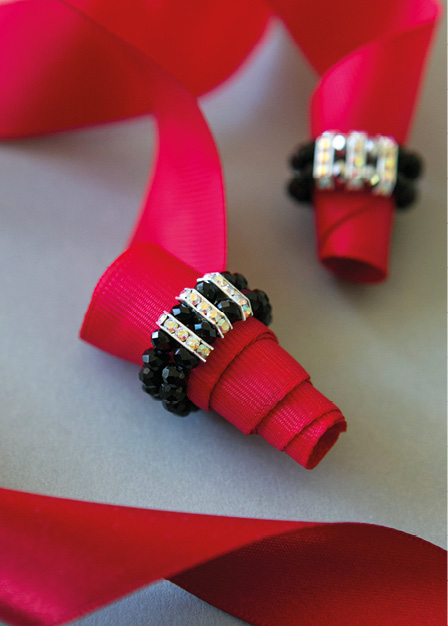 Diamante Spacer Bar Ring