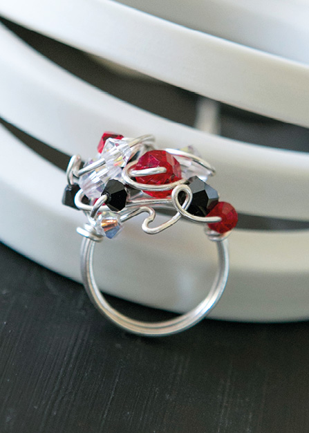 Extravagant Cluster Ring