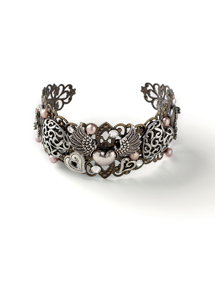 Winged Heart Cuff