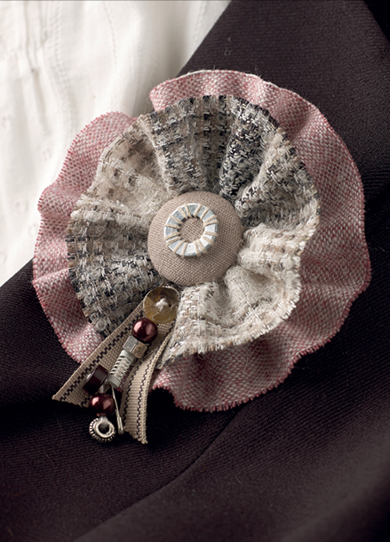 Found Objects Corsage