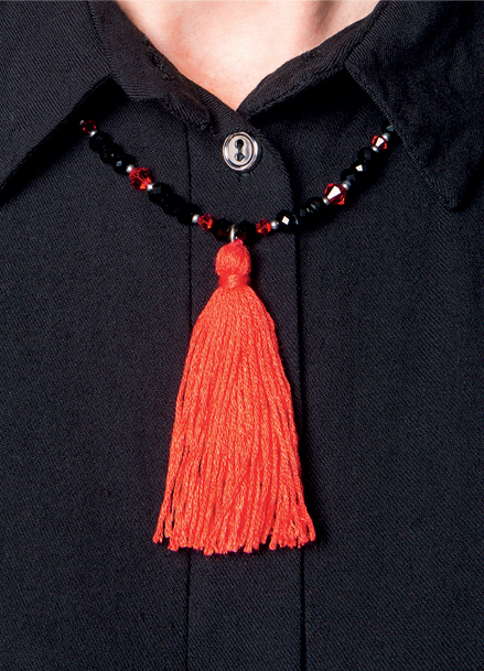 A Hint of Red Necklace