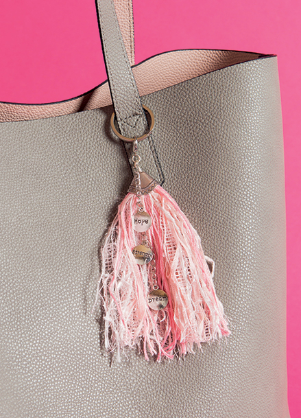 Candyfloss Bag Charm