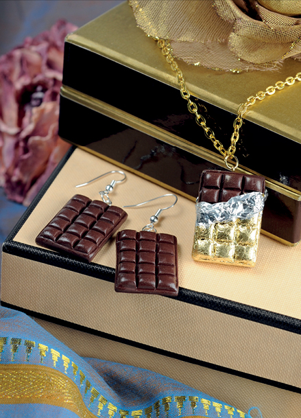Chocolate Bar Earrings