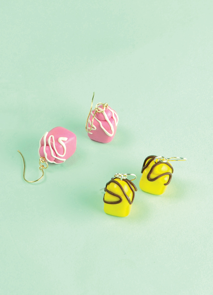 Fondant Fancy Earrings