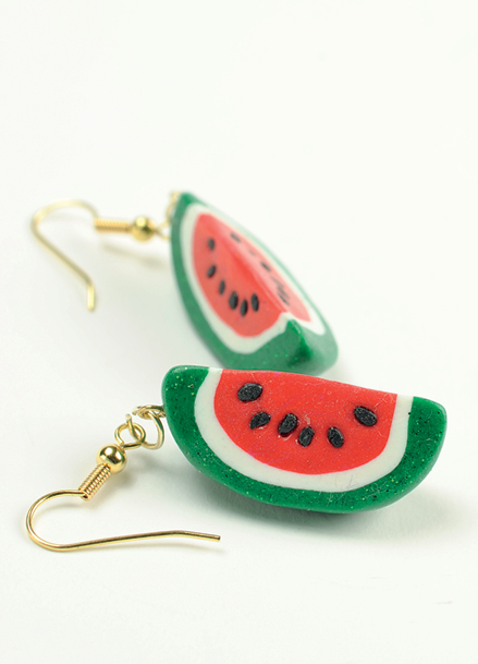 Melon Slice Earrings