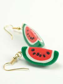 Melon Slice Earrings