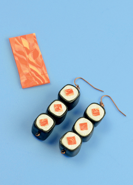 Stylish Sushi Earrings